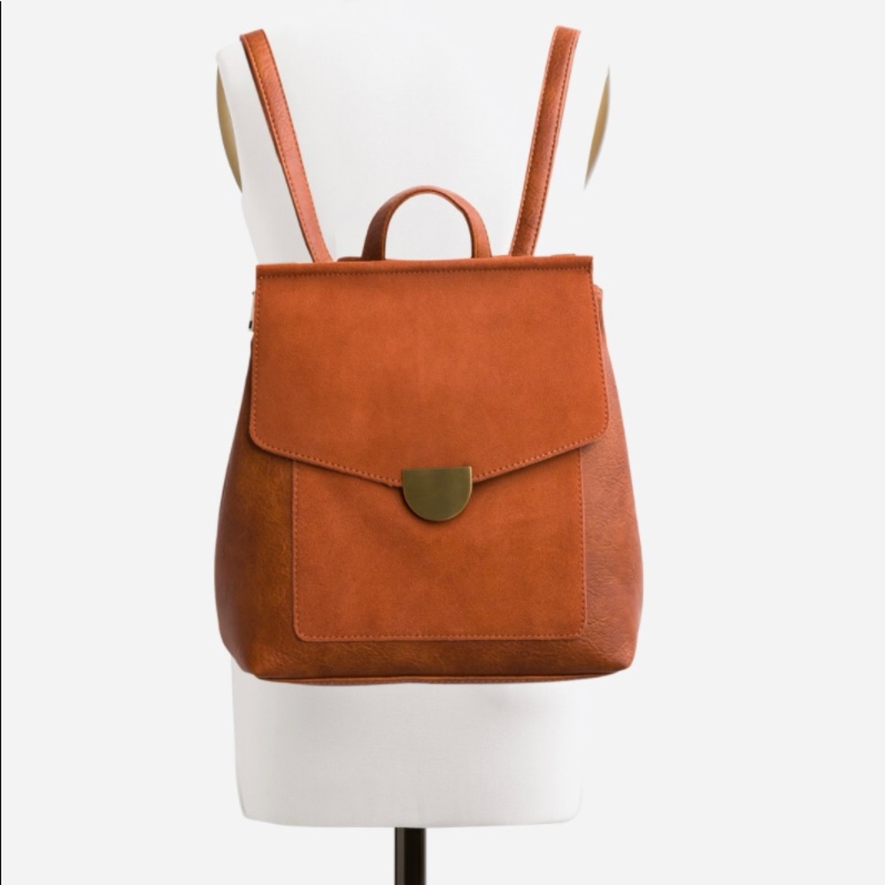 Moda Luxe Suede Convertible BackPack